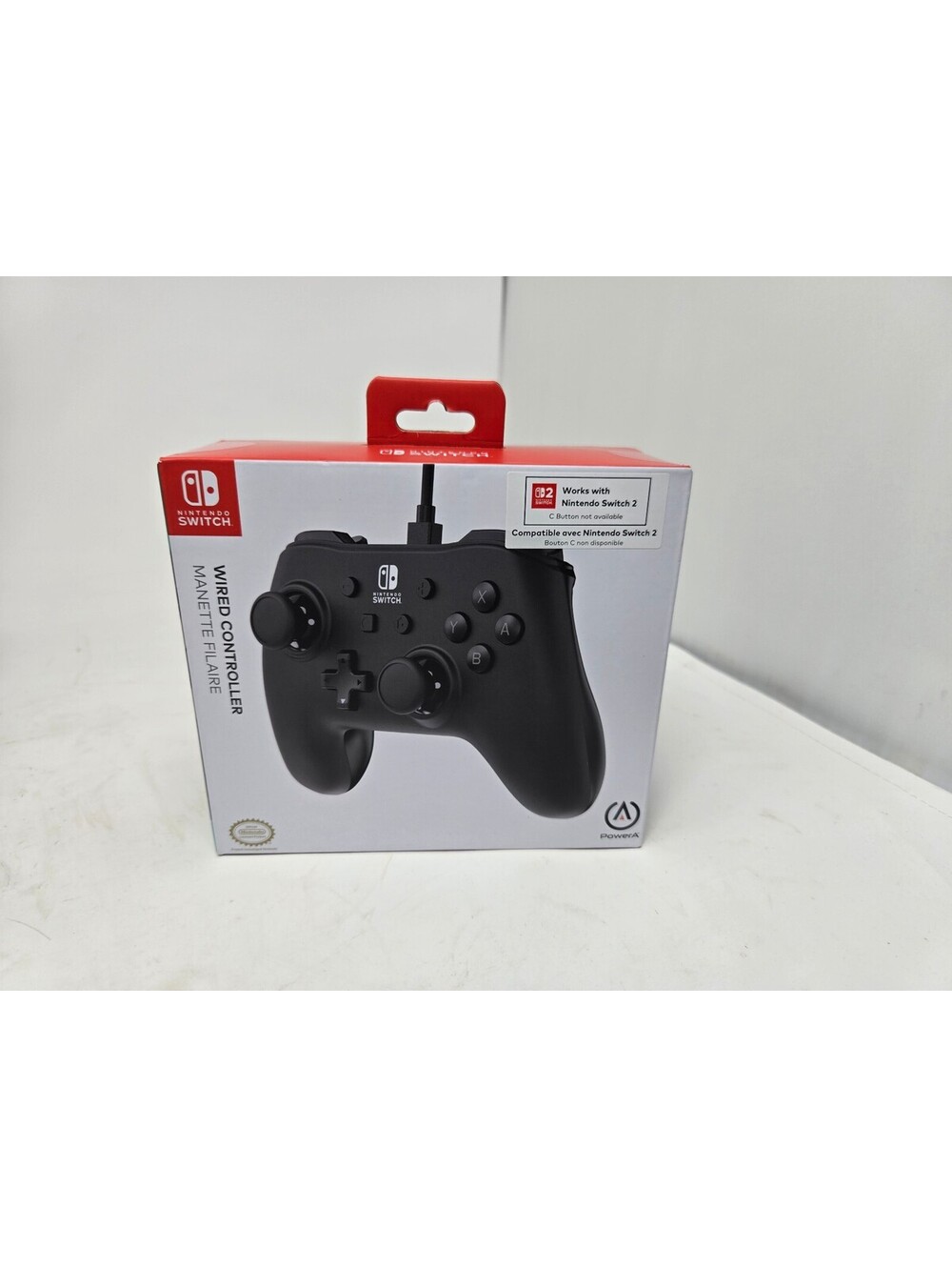 Nintendo Switch Black Wired Controller